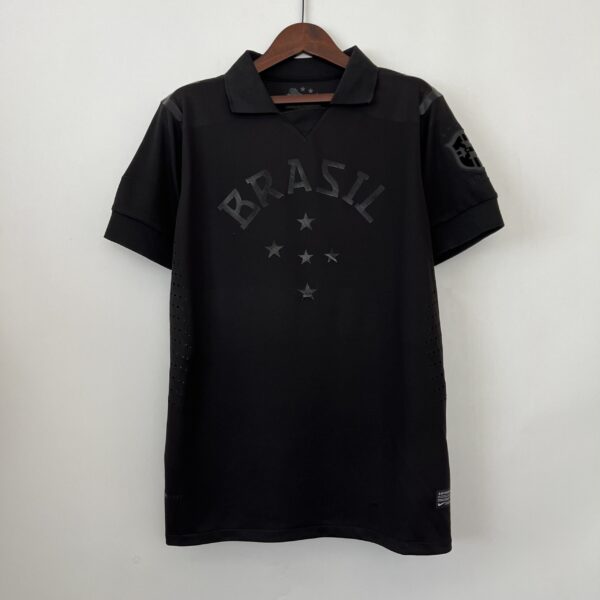 2013-2014 Brazil Black Retro Jersey