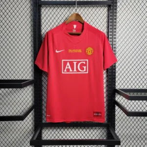 2007-2008 Manchester United Home Retro Jersey