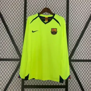 2005-2006 Barcelona Long Sleeve Away Retro Jersey