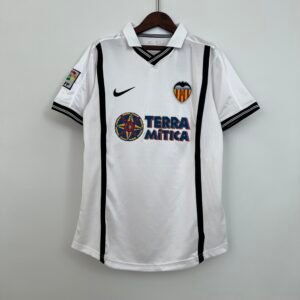 2000-2001 Valencia Home Retro Jersey