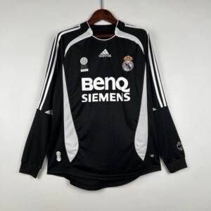 2006-2007 Real Madrid Third Long Sleeve Retro Jersey