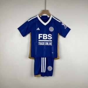 2023-2024 Leicester City Home Kids Jersey