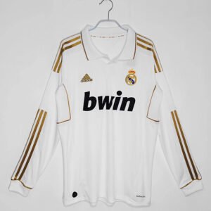 2011-2012 Real Madrid Home Long Sleeve Retro Jersey