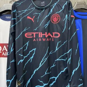 2023-2024 MANCHESTER CITY LONG SLEEVE THIRD STADIUM VERSION