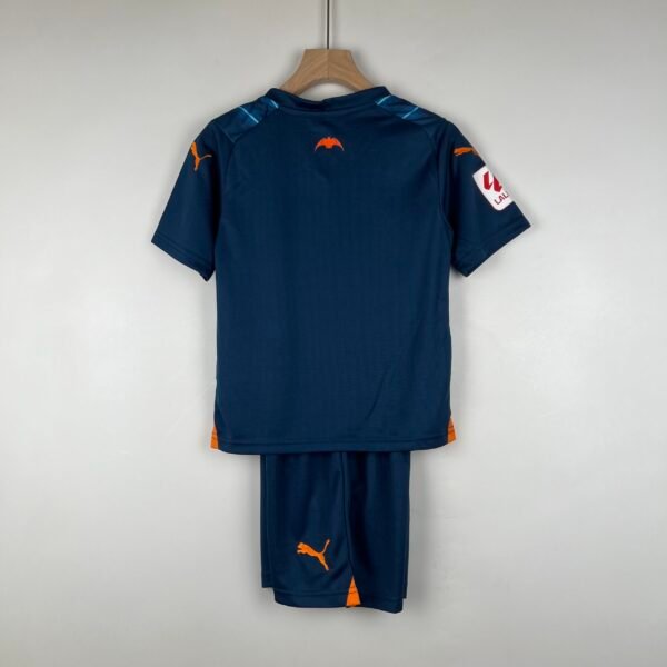 2023-2024 Valencia Away Kids Jersey - Image 2