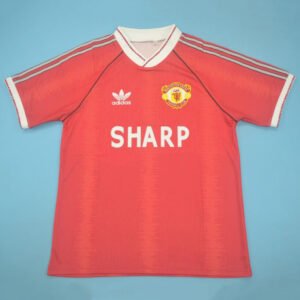1990-1992 Manchester United  Retro Home Jersey