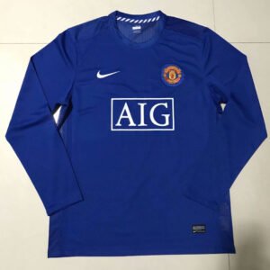 2008-2009 Manchester United Long Sleeve Retro Third Jersey