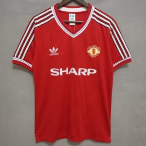 1986-1988 Manchester United  Retro Home Jersey