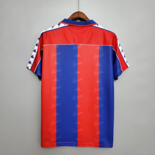 1994-1995 Barcelona Retro Home Soccer Jersey - Image 2
