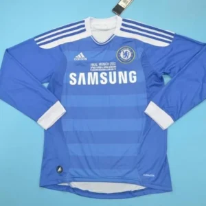 2011-2012 Chelsea Home Long Sleeve Retro Jersey