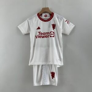 2023-2024 Manchester United Away Kids Jersey