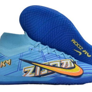 Nike Mercurial Superfly 9 x KM7 IC Cleats - Baltic Blue/Sundial/Whit