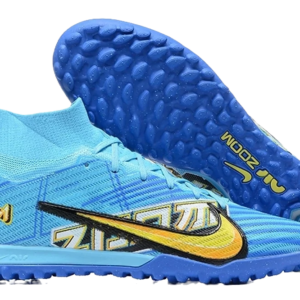Nike Mercurial Superfly 9 x KM7 TF Cleats - Baltic Blue/Sundial/White