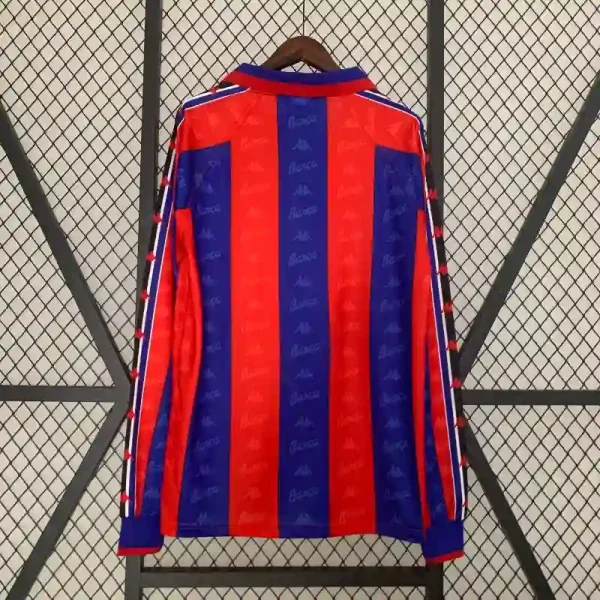 1996-1997 Barcelona Retro Home Long Sleeve Jersey - Image 2