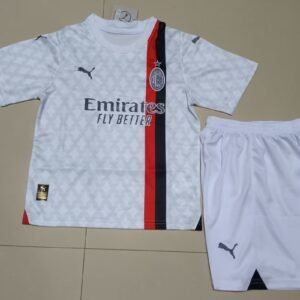 2023-2024 AC Milan Away Kids Jersey