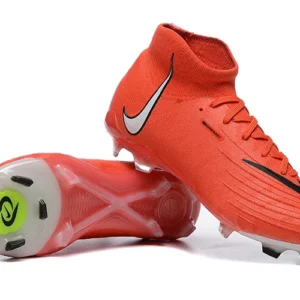 Phantom Luna “Ready” Elite FG Cleats - Bright Crimson/White