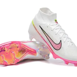 Mercurial Superfly 9 x M. Rashford FG Cleats - White/Pink Blast