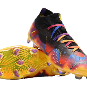 Future Ultimate "Breakthrough” FG Cleats - Silver Sky/Black/Fire Orchid