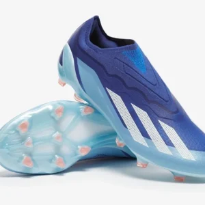 X Crazyfast + “Marinerush” FG Cleats - Bright Royal/Footwear White/Red