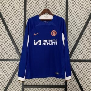 2023-2024 Chelsea Long Sleeve Home Stadium Jersey