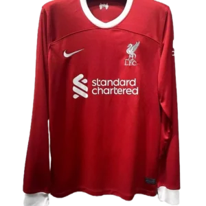 2023/2024 LIVERPOOL HOME KIT LONG SLEEVE STADIUM VERSION