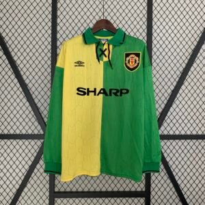 1992-1994 Long Sleeve Manchester United Third Away Retro Jersey