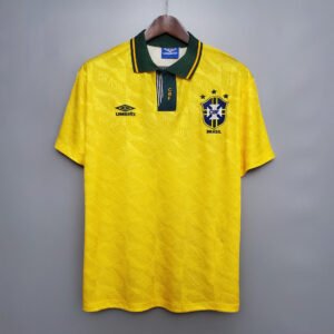 91/93 Brazil Home Retro Jersey