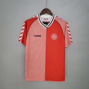 1986 Denmark Home Retro Jersey
