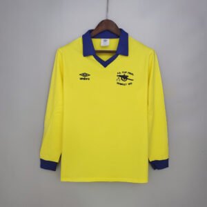 1971-1979 Arsenal Yellow Long Sleeve Away Retro Jersey