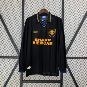 1993-1995 Manchester United Long Sleeve Away Retro Jersey