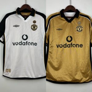 2001-2002 M-U 100th Anniversary Edition Retro Jersey