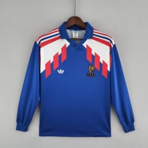 1988-1990 French Long Sleeve Home Retro Jersey