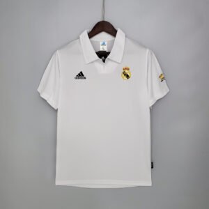 2002-2003 Real Madrid Home Champions League Retro Jersey