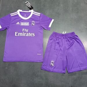 Real Madrid 2016-2017 Away Retro Kids Version