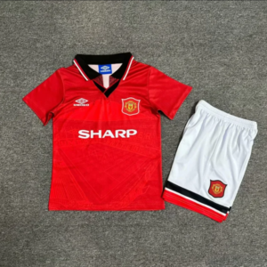 1994-1996 Manchester United Home Retro Kids Jersey