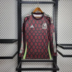 2024 Mexico Copa America Home Long Sleeve Stadium Version