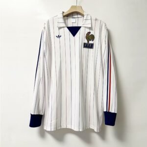 France 1980-1982 Long Sleeve Away Retro Jersey