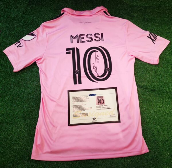 Inter Miami HOME Pink Messi 23/24 SIGNED Mens Kids Kit Shirt/Jersey + COA Xmas