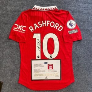 Marcus Rashford SIGNED Man United Signature Jersey + COA