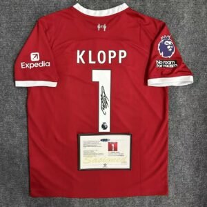 Jurgen Klopp SIGNED Liverpool Signature Shirt/Jersey + COA 23/24 (FINAL SEASON)