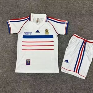 1998 France Away Kids Jersey