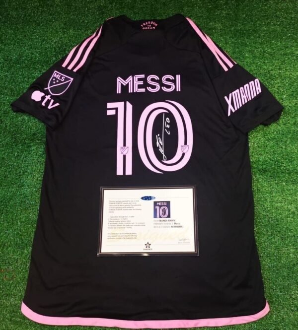 Inter Miami AWAY Messi 10 23/24 SIGNED Shirt/Jersey + COA