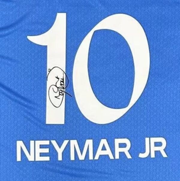 Neymar Jr SIGNED Al Hilal HOME Signature Shirt/Jersey + COA 23/24 - Image 2