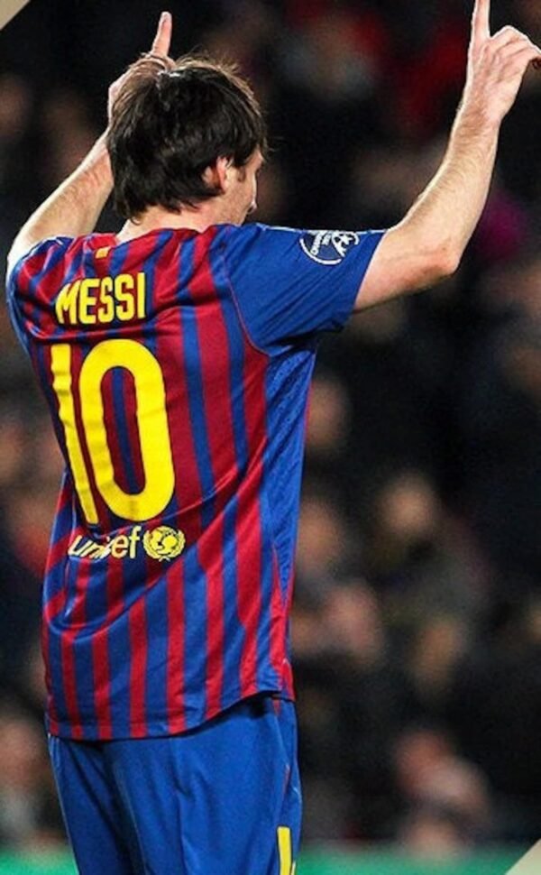 Lionel Messi SIGNED Barcelona Home 11/12 RECORD-Breaker Signature Shirt/Jersey + COA Retro - Image 2