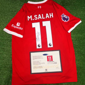 Mohammed Mo SALAH SIGNED Liverpool Signature Shirt/Jersey + COA 23/24