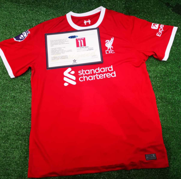 Mohammed Mo SALAH SIGNED Liverpool Signature Shirt/Jersey + COA 23/24 - Image 2