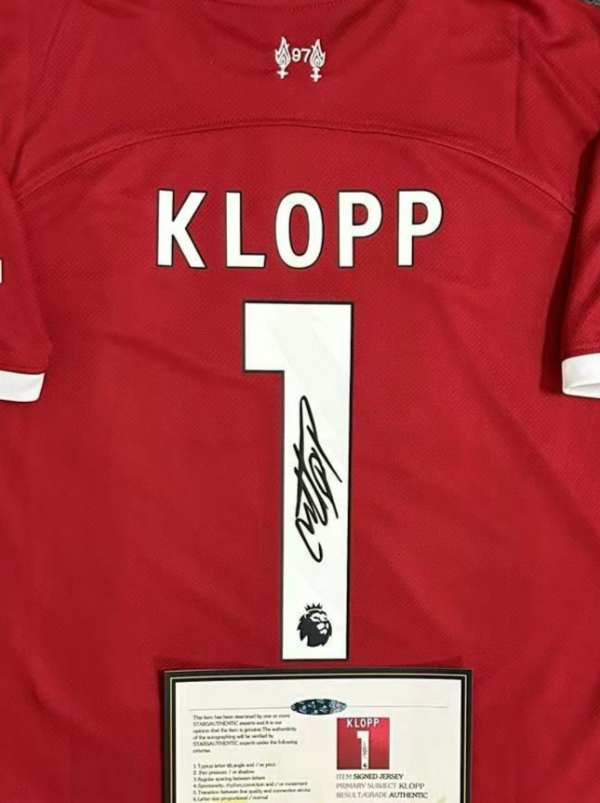 Jurgen Klopp SIGNED Liverpool Signature Shirt/Jersey + COA 23/24 (FINAL SEASON) - Image 2