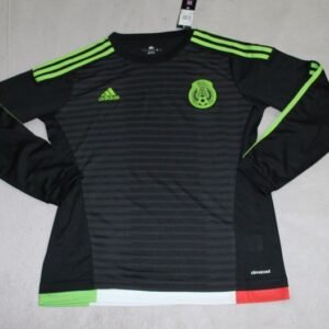 2015 Mexico Home Long Sleeve Retro Jersey
