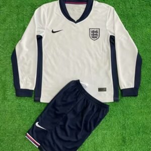 2024 England Long Sleeve Euro 2024 Home Kids Jersey