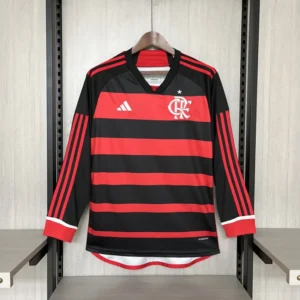 2024-2025 FLAMENGO HOME LONG SLEEVE STADIUM VERSION